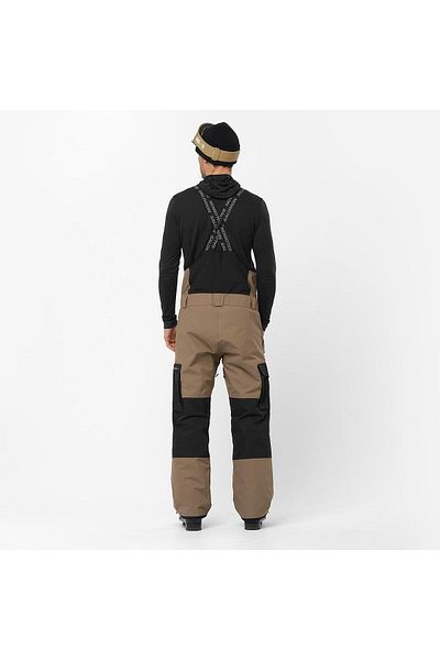 Salomon Transfer Bıb Men's Ski Pants - Brown