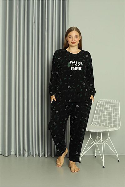 Celira طقم بيجامة نسائي من Welsoft Fleece مقاس كبير 808043