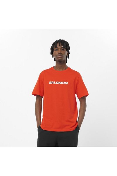 Salomon Ανδρικό T-Shirt Logo Performance - Κόκκινο