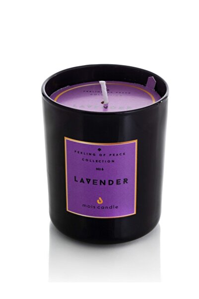 Mois Candle Lavanta Kokulu Dekoratif Bardak Mum