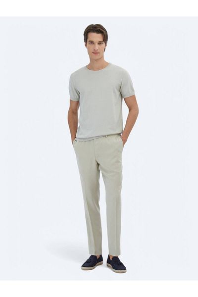 Kip Stone Crew Neck Plain Knit Knitwear