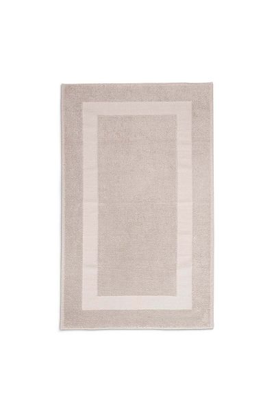 Ecocotton Χαλάκι Μπάνιου Kaia 100% Βαμβάκι Μπεζ 50x80 εκ
