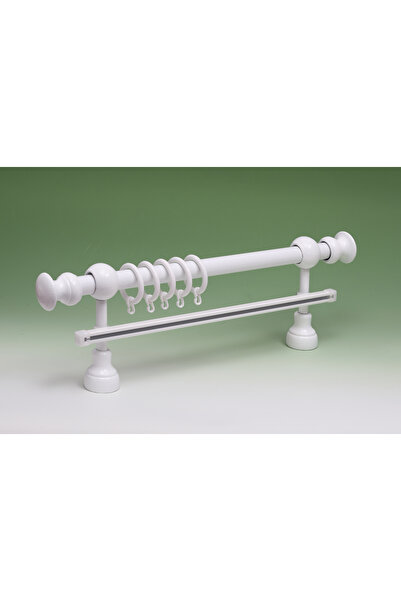 YAŞARMENSUCAT AHŞAP RUSTİK BEYAZ  RAYLI 28 MM.160 CM.