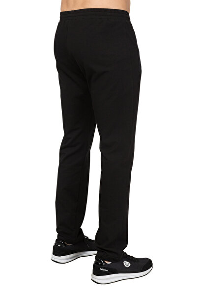 bilcee Black Men's Sweatpants - Pocketed, Relaxed Fit, Straight Leg, Sports and Casual - 1732