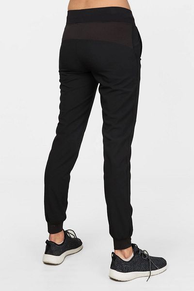 bilcee Pantaloni de sport negri subțiri de vară pentru femei 9170