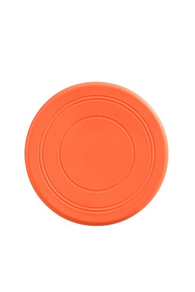 Choice L Orange Silicone Flying Saucer Funny Dog Cat Toy Dog Game Flying Discs Resistant Chew Puppy Trainin