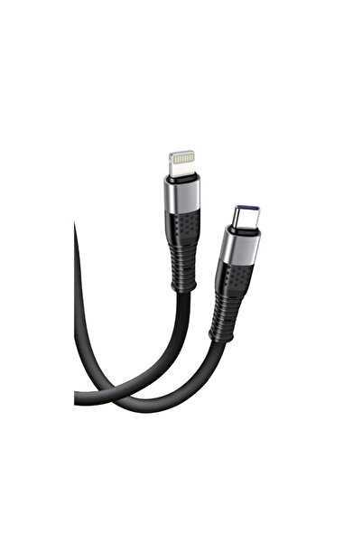 Power N كابل من النوع C إلى Lightning - 1.2 متر - 27 واط - أسود - PNCTL12B