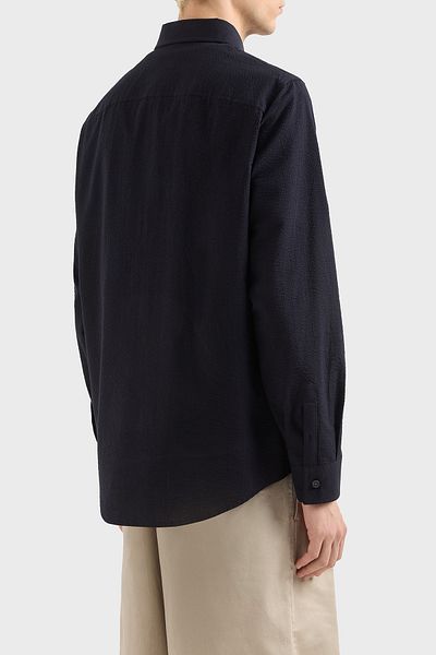 Armani Exchange Ανδρικό πουκάμισο από 100% βαμβάκι με κανονική εφαρμογή