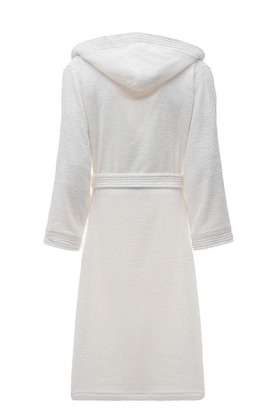 Ecocotton Ecosoft New ανδρικό μπουρνούζι 100% οργανικό βαμβάκι Dobby Cream