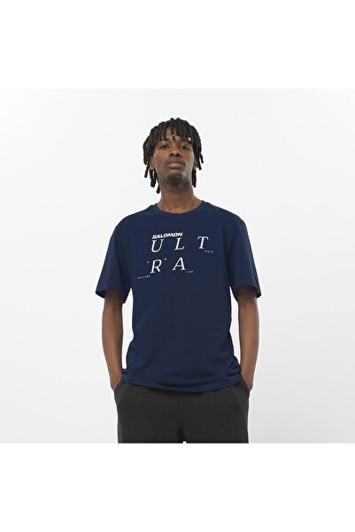 Salomon Ultra Ss Tee M Nıght Sky Erk T-shırt Lc2354500