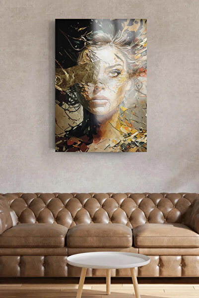 TAULART ZLATNA DETALJNA ŽENSKA LICA ZA ŠMINKU, NEVEROVATAN DIZAJN, STAKLENA S...