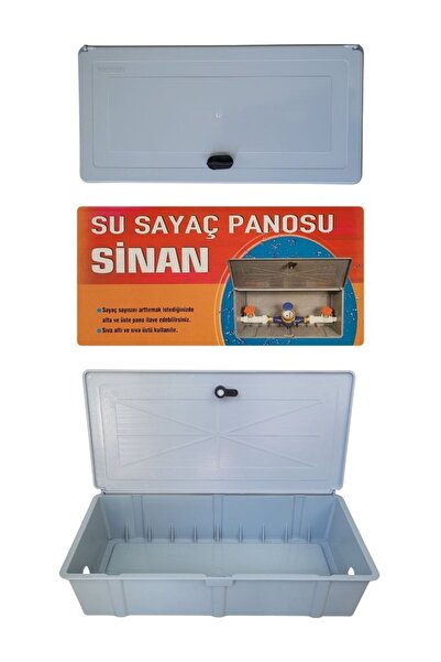 SİNAN PANO Tekli Plastik Su Sayacı Panosu - Dayanıklı ve Estetik Su Saati Kutusu