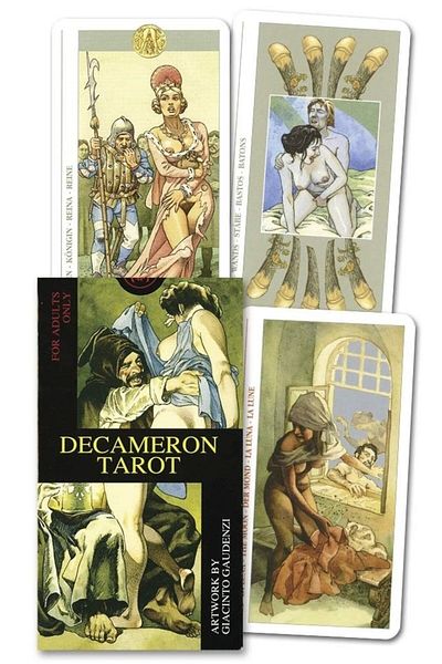 HEDİYE FİKRİ Decameron Tarot Card (English and Spanish Edition)