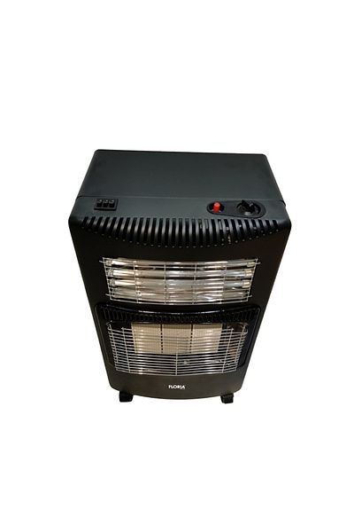 Floria Soba demontata Floria ZLN8465, gaz GPL si electrica, aprindere piezo-electrica, Negru