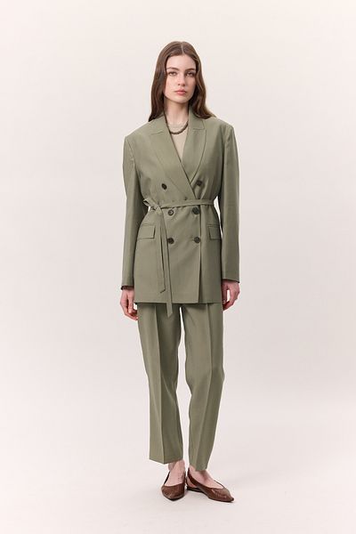 Manuka Pleated Trousers Çağla