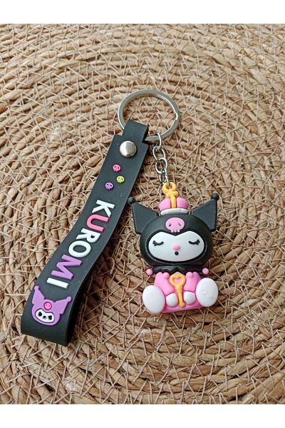 BRK ACCESSORY Kuromi |   3D Silicone Key Chain |   Bag Accessory (Bpa Free)