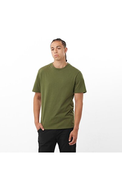 Salomon تي شيرت رجالي من DYNAMIC LOGO OLIVE NIGHT LC2211900