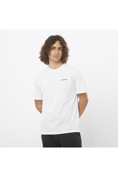 Salomon ANNECY Erkek Tişört White LC2364100