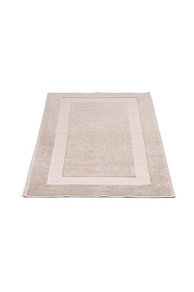 Ecocotton Χαλάκι μπάνιου Kaia 100% βαμβακερό μπεζ 60x100 εκ
