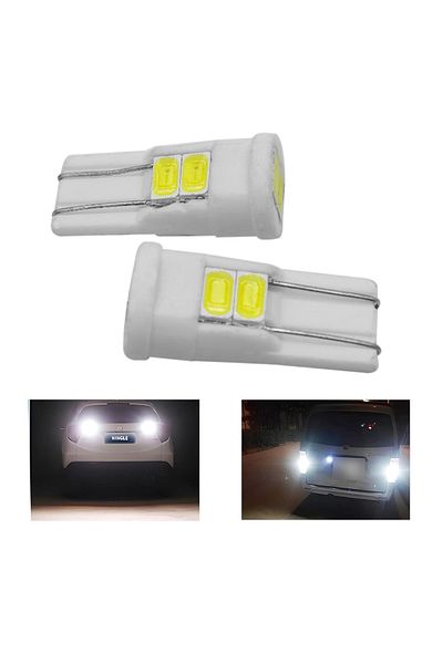 New Spider Plus T10 LED Wedge Bulb Yellow – 20 Pcs for Car Interior, Indicator, Parking, Dashboard, Trunk, Dome
