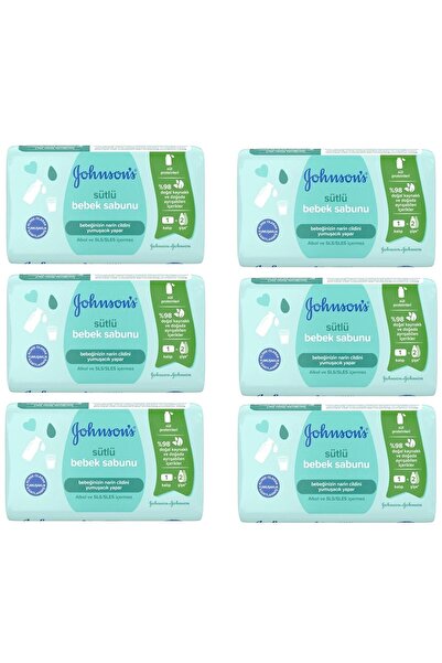 Johnson's Johnsons Baby Sütlü Bebek Sabunu 90 gr 6 ADET