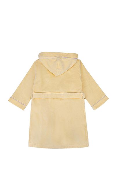 Ecocotton Halat de baie Carnaval Unisex Copii 100% Bumbac Organic Brodat Galben