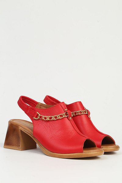 Pierre Cardin Red Women's Heeled Shoes Pc-54632