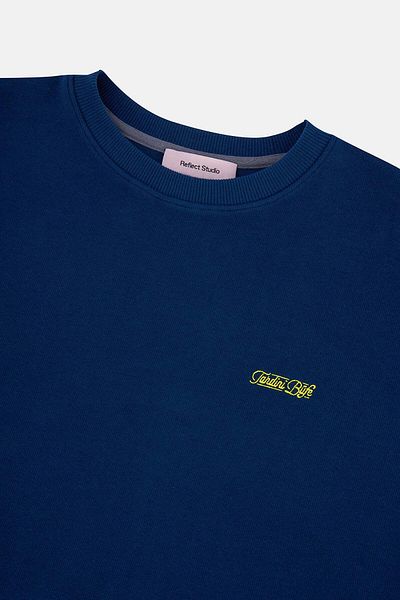 Socrates Dergi Φούτερ Tardini Büfe SuperSoft Quarter-Zip - Λαμπερό Μπλε