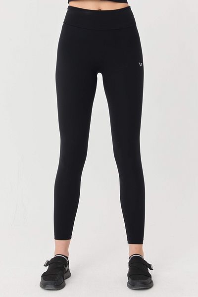 bilcee Μαύρο κολάν γυμναστικής με ψηλή μέση Lycra - 9729