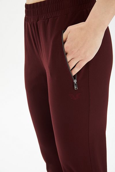 bilcee Pantaloni de sport pentru femei, din lycra, cu picioare înguste, cu buzunare, pentru sport, pentru mers în aer liber, pantaloni de sport 0734