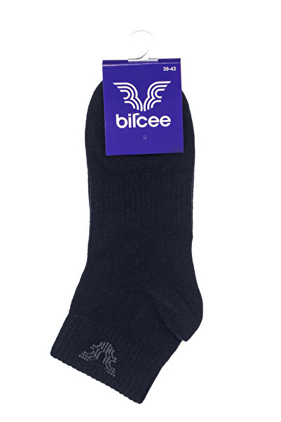 bilcee Унісекс короткі темно-сині бавовняні шкарпетки - 0317