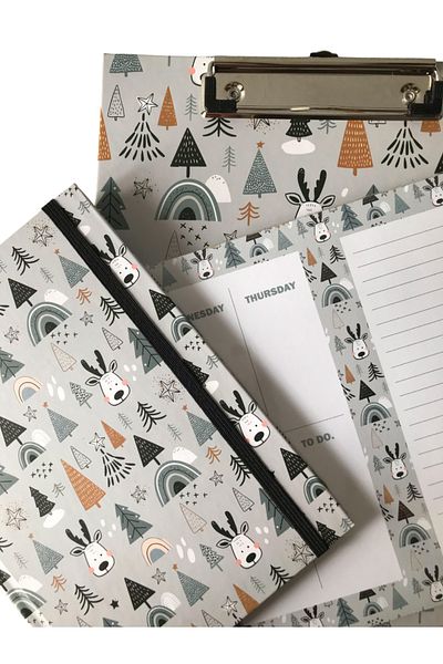 Adalinhome Atakids Lizy Secretarial File, Notebook and Weekly Planner Set of 3