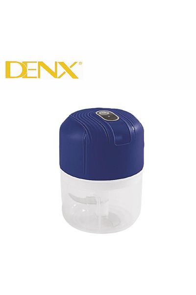 Denx مفرمة ثوم كهربائية، مفرمة صغيرة لاسلكية سعة 250 مل مع إمكانية إعادة الشحن عبر USB، وشفرة من الفولاذ المقاوم للصدأ 304