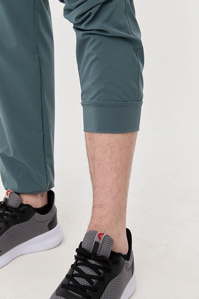 bilcee Pantaloni de sport subțiri de antrenament albastru pentru bărbați 0207