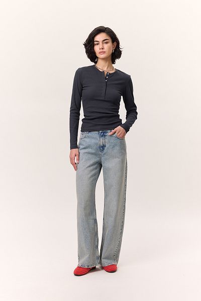 Manuka HOSSZÚ UJJÚ NYAKÚ BODY NAVY BLUE
