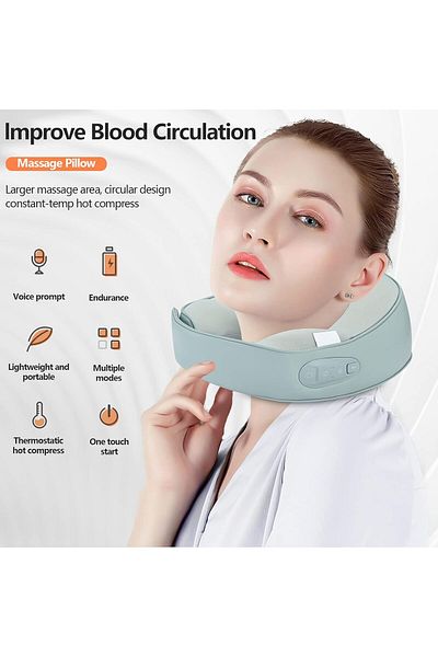 Primo Plus Multifunctional and easy to carry neck vertebra massage pillow and pain relief