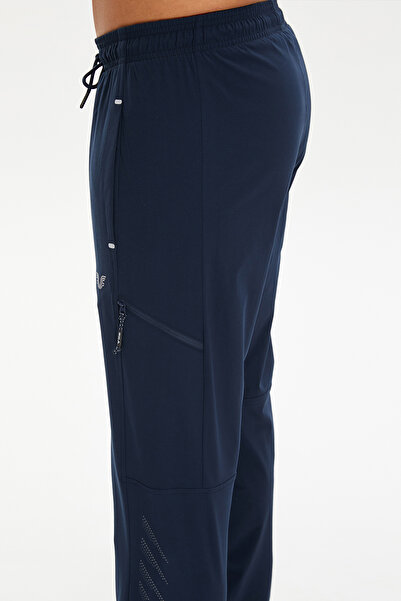 bilcee Navy Blue Men's Sweatpants - Thin Woven 0633