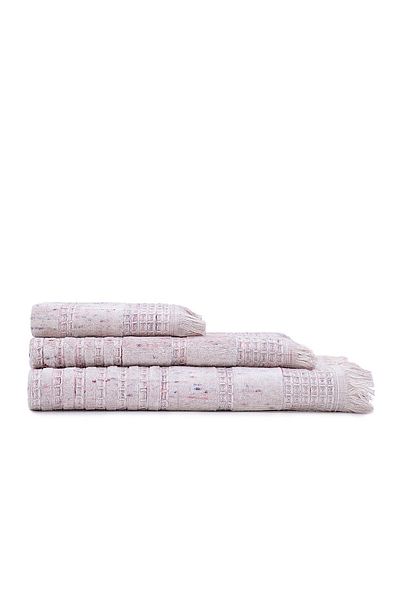 Ecocotton طقم مناشف مكون من 3 قطع من Maia مصنوع من القطن العضوي بنسبة 100%