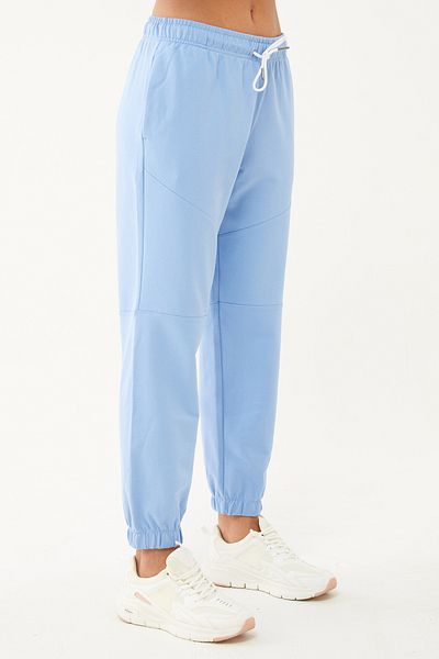 bilcee Dark Blue Organic Cotton Women's Sports Sweatpants - Loose Fit 0722