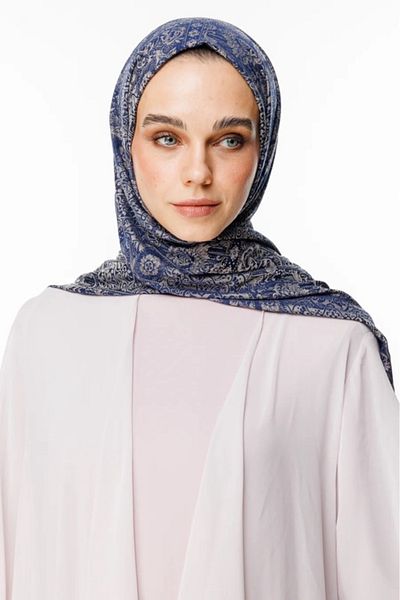 Mooncorn Σάλι διπλής όψης με μοτίβο χέννας