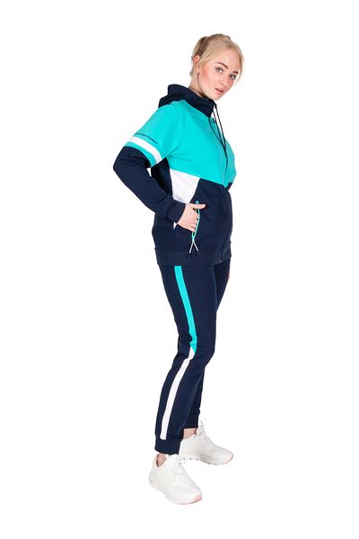 bilcee Women's Fresh Large Size Cotton Hooded Tracksuit 8422
