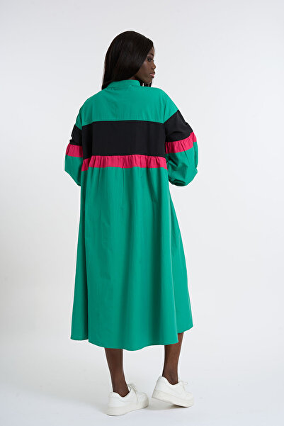 HANIQA Φόρεμα με κουμπιά Poplin