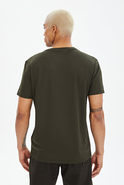 bilcee Men's Green Quick Dry Lightweight Training T-Shirt 0094