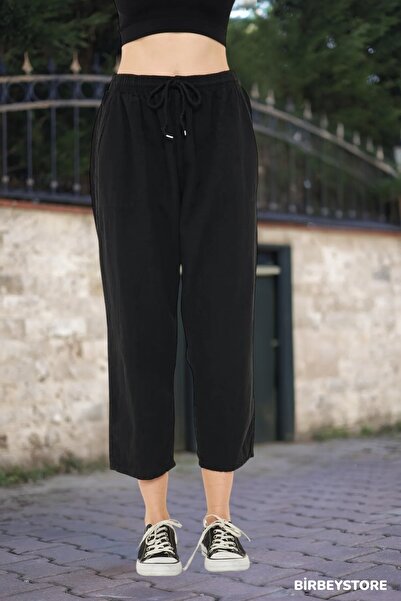 BİRBEYSTORE Unisex Large Size Raw Cloth - Capri Unikal Style 100% Cotton Relaxed