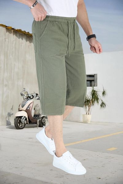 Malerind Capri Plus Size - 100% Cotton Unisex Maleri, Άνετη ελαστική μέση