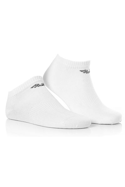 bilcee Unisex βαμβακερά κοντά λευκά μποτάκια κάλτσες 0318