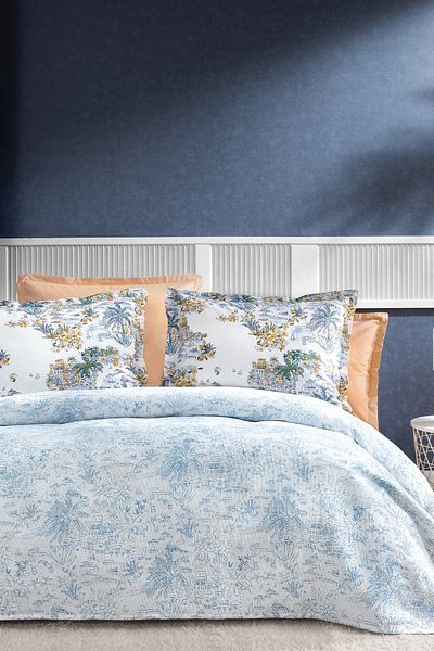 Yataş Blue Martina Single Pique Set