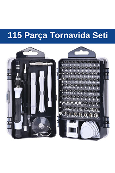 omilife 115 in 1 Hassas Tornavida Seti Çok Fonksiyonlu Manyetik Telefon Bilgisayar Onarım Tamir Seti
