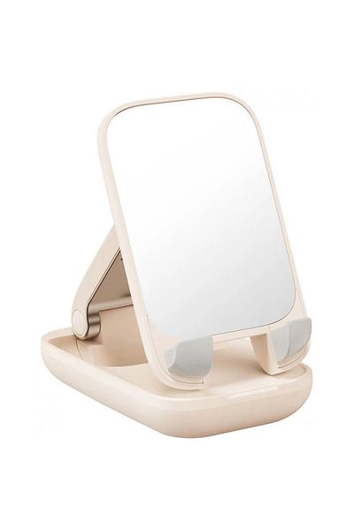 Baseus Baseus Seashell Series Folding Phone Stand With Mirror - Baby Pink