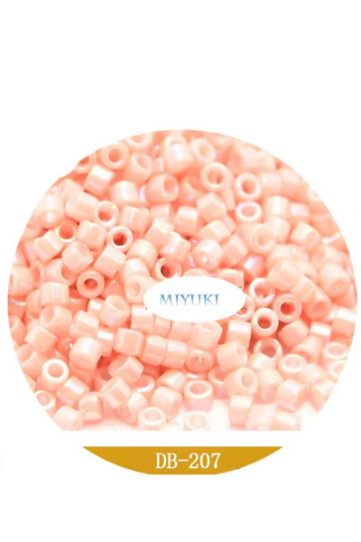 SESİKA HOBİ Оригінальні намистини Miyuki Delica 11/00 № 41 Відкритий персик D...